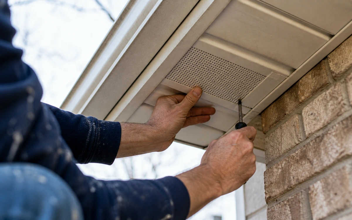 Soffit vent installation contractor